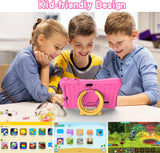 PRITOM Tablet de 7 pulgadas para niños con funda sólida, tabletas p...