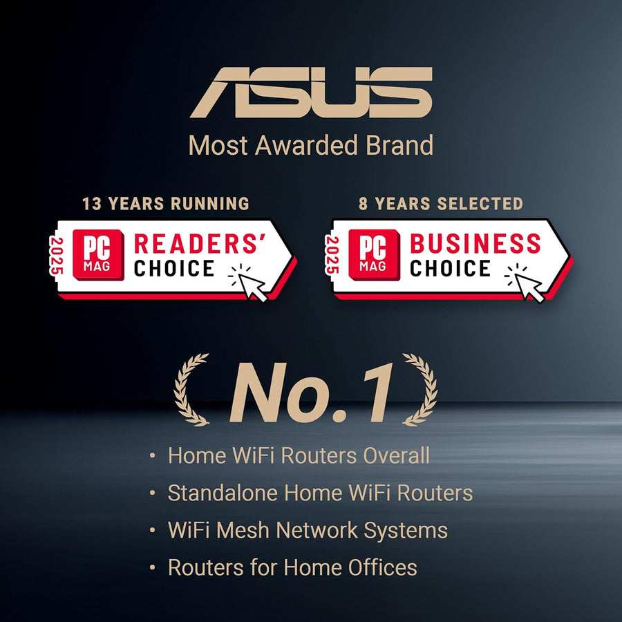 ASUS RT-BE92U BE9700 Router WiFi 7 de tres bandas, admite nuevo anc...