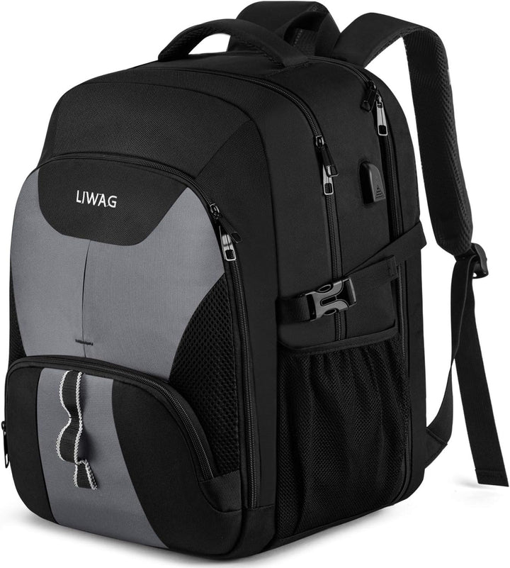 Mochila extra grande para hombres de 50L, mochila de viaje de 17 pu...