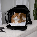 Sherpa Original Deluxe Transportador de Mascotas para Viajes, Aprobado por Aerolíneas y con Garantía a Bordo - Negro, Mediano