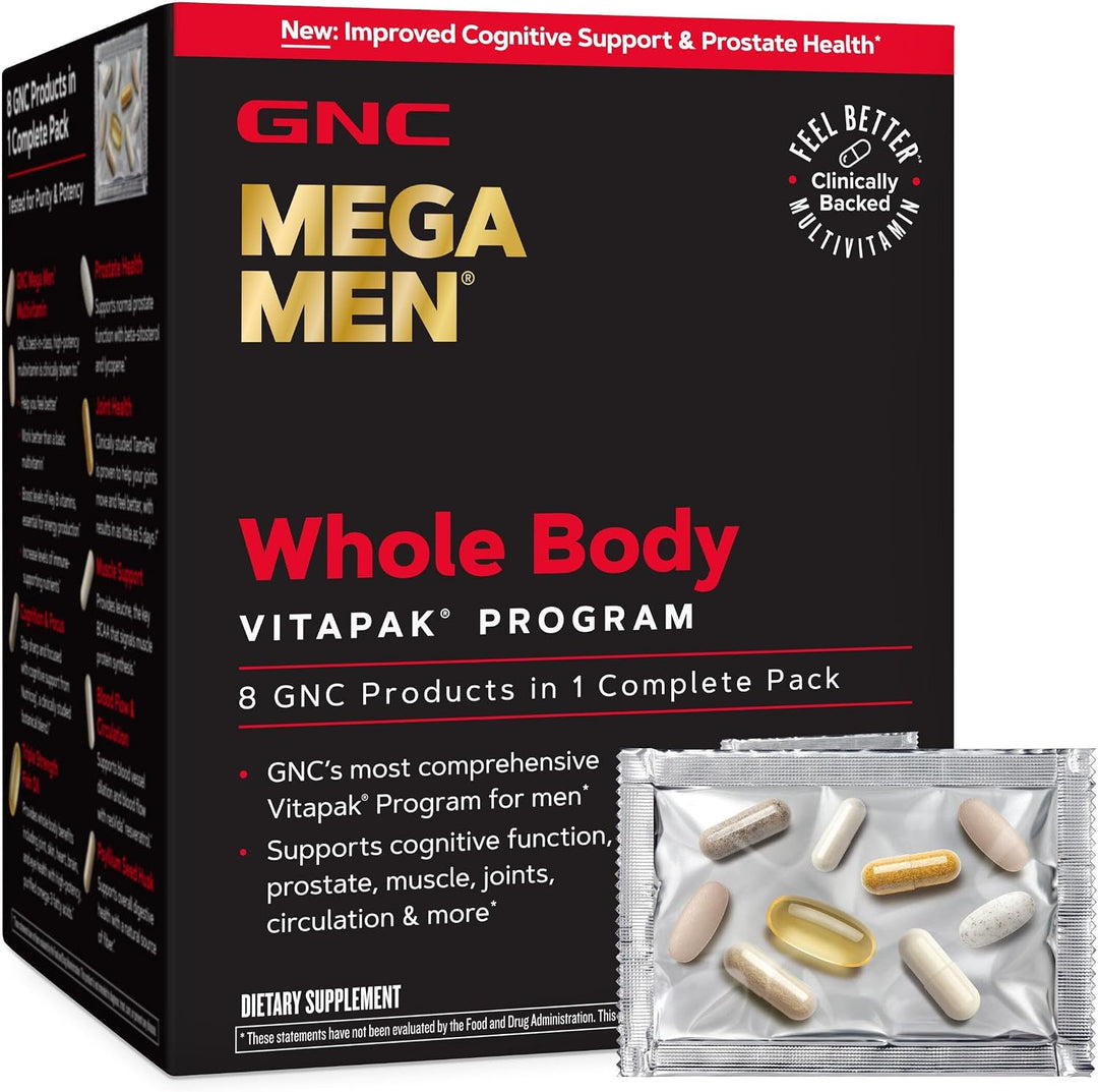 GNC Mega Men - Programa Vitapak de cuerpo entero Ultra Premium para...