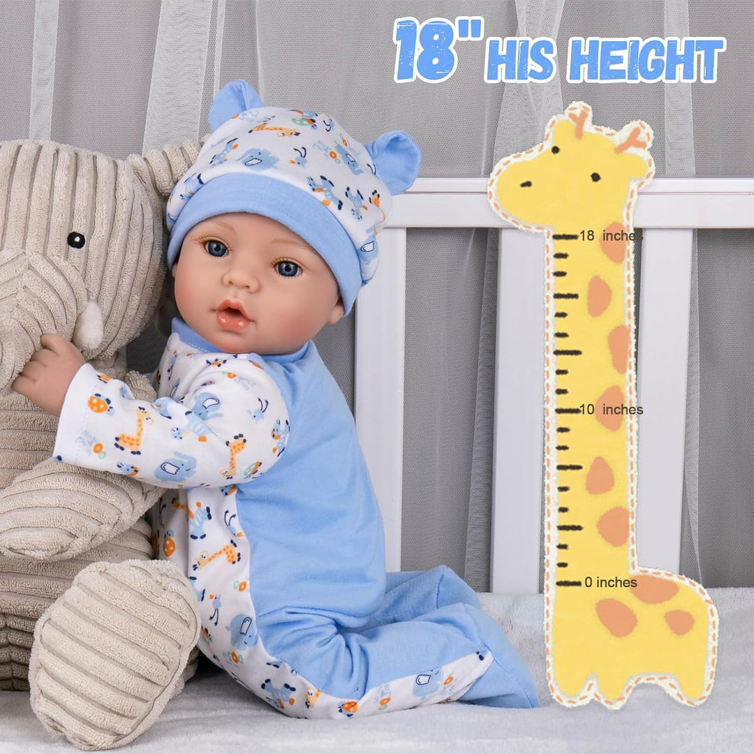 Aori Reborn Baby Dolls Boy - Muñeca realista de bebé recién nacido...