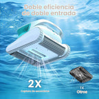 Hydro3 - Robot de vacío inalámbrico para piscina con bombas dobles Tumbo
