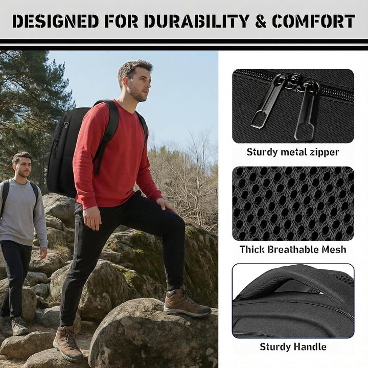 LifetimeWarranty Mochila de viaje para hombre, mochila ligera para...