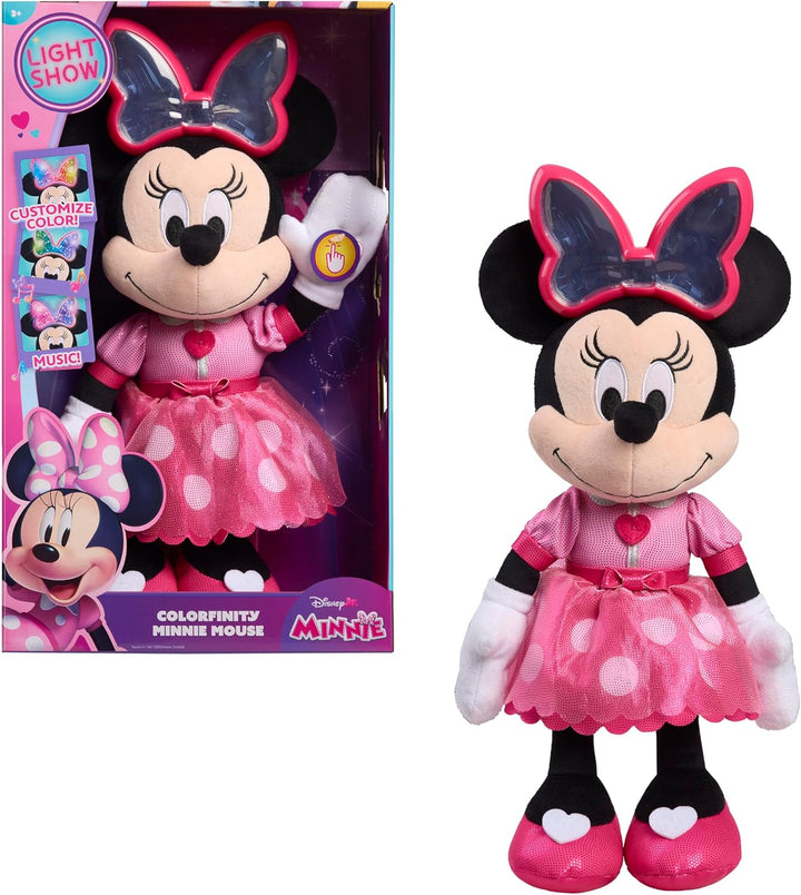 Disney Jr Colorfinity Minnie Mouse juguete de peluche