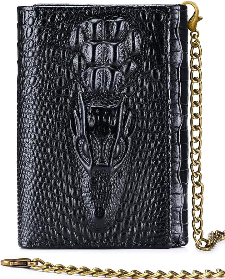 Cartera de cuero genuino de vaquero de Steel Lion para hombre - Dis...