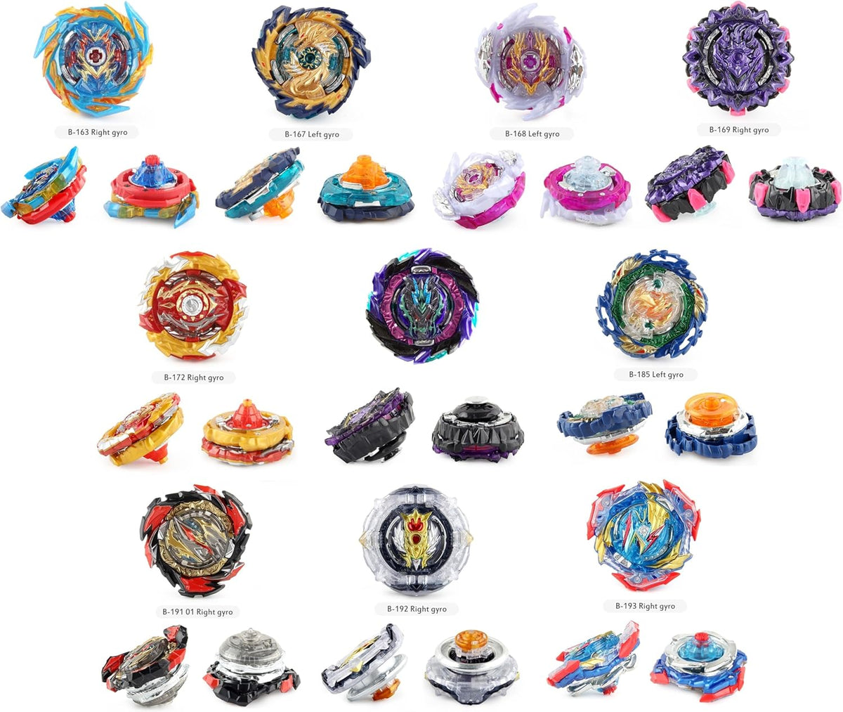 Juego de trompos de combate, juguetes de giroscopio Burst 10 trompos giratorios 2 lanzadores con caja de almacenamiento portátil, juego de combate para niños, niños y niños