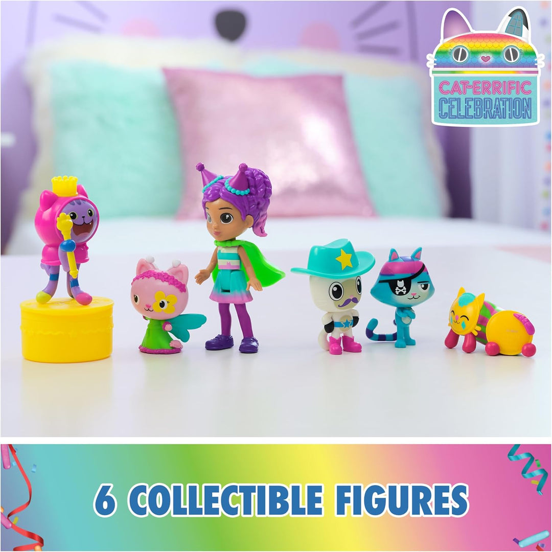 Gabby's Dollhouse, figuras temáticas de celebración con Gabby G...