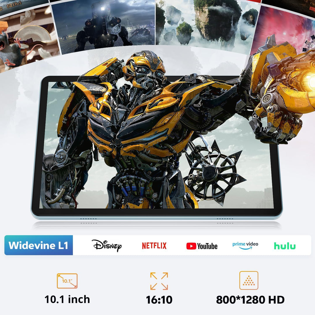 FIRYMID Tablet Android con teclado, 24 GB+64 GB, expansión de 1 TB,...