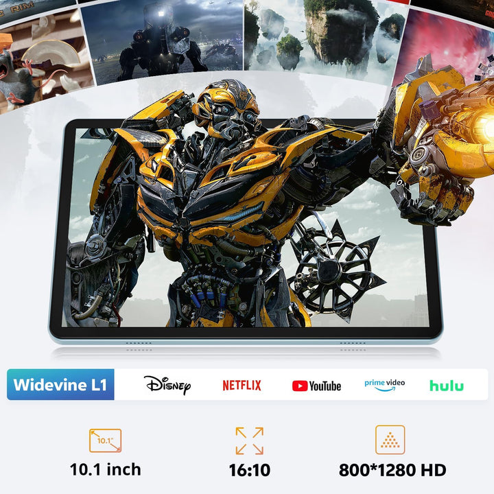 FIRYMID Tablet Android con teclado, 24 GB+64 GB, expansión de 1 TB,...