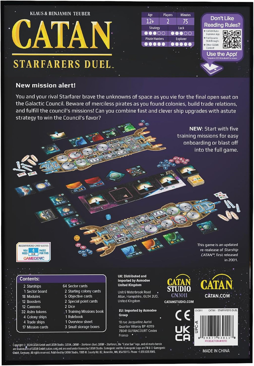 CATAN Starfarers - Juego de mesa de duelo - ¡Una emocionante aventura