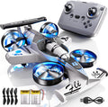 Avión de control remoto para niños, 2 en 1, avión RC Stunt RC Drift, avión de espuma para interiores y exteriores con carreras, trucos, juguetes de regalo para niños, niñas y adultos de 8, 9