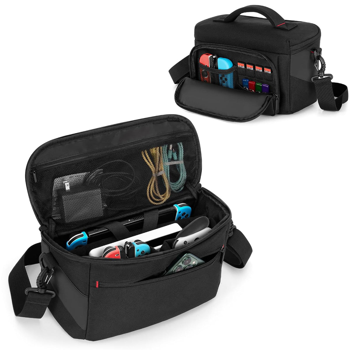 LUXJA Funda de transporte compatible con Nintendo Switch y Steam Deck