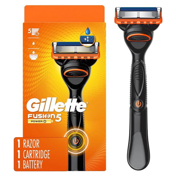 Gillette Fusion5 Power Razor para hombres, 1 mango de maquinilla de...