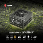 MSI MAG A650GL, Fully Modular Compact Gaming 650W Power Supply, 80+ Gold, ATX PSU