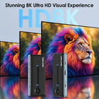Conmutador KVM 1 Monitor, 2 Computadoras, Conmutador KVM HDMI WAVLINK