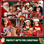 Calendario de Adviento de Navidad 2026, 24 paquetes de adornos de Navidad, kit de construcción de árbol de Navidad, Papá Noel, reno, pan de jengibre, pingüino, cascanueces/copos de nieve, regalos de Navidad para niños de 6 años en adelante
