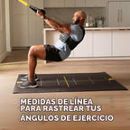 TRX Suspension Training Mat - Non-Slip Gym Mat, negro, 72" x 24"
