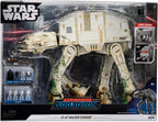 Star Wars Micro Galaxy Squadron at-at Walker (Endor) Exclusivo de Amazon - Vehículo de 10 pulgadas con luces, sonidos, zonas de acción y accesorios (Juguetes para niños a partir de 8 años)