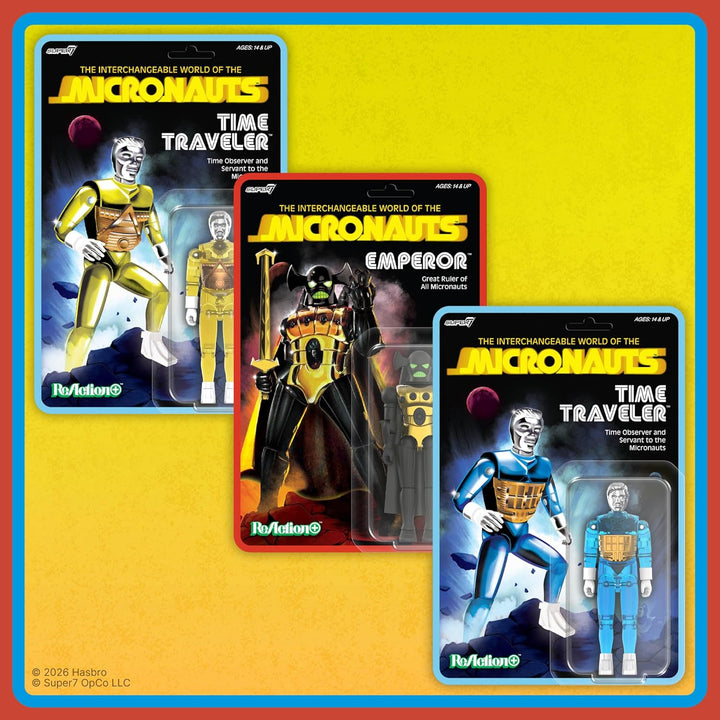 Super7 Reaction+ Micronauts Emperor - Figura de acción de micronaut...