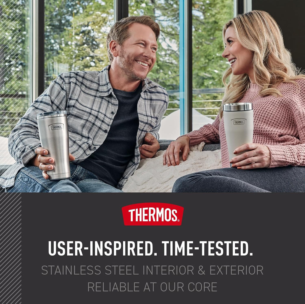 THERMOS ICON SERIES, Vaso de Acero Inoxidable, Glacier, 16 oz