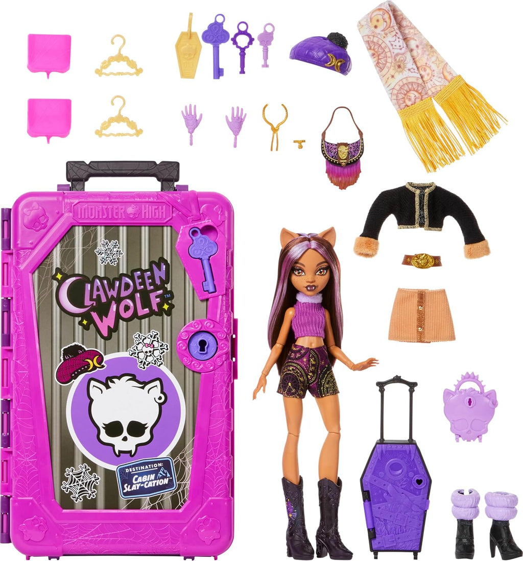 Monster High Skulltimate Secrets Clawdeen Wolf Doll Set