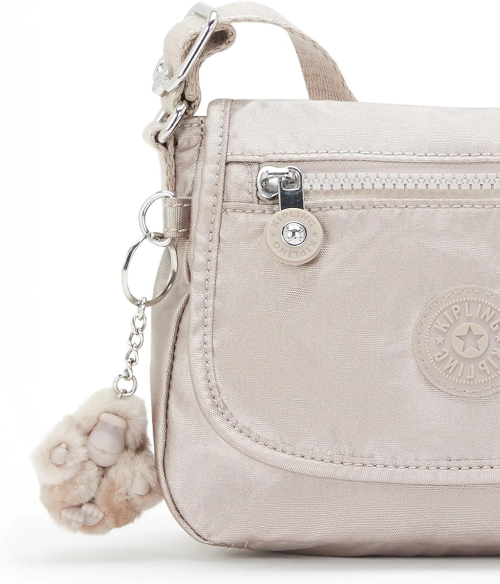 Kipling Sabian - Minibolsa bandolera estampada