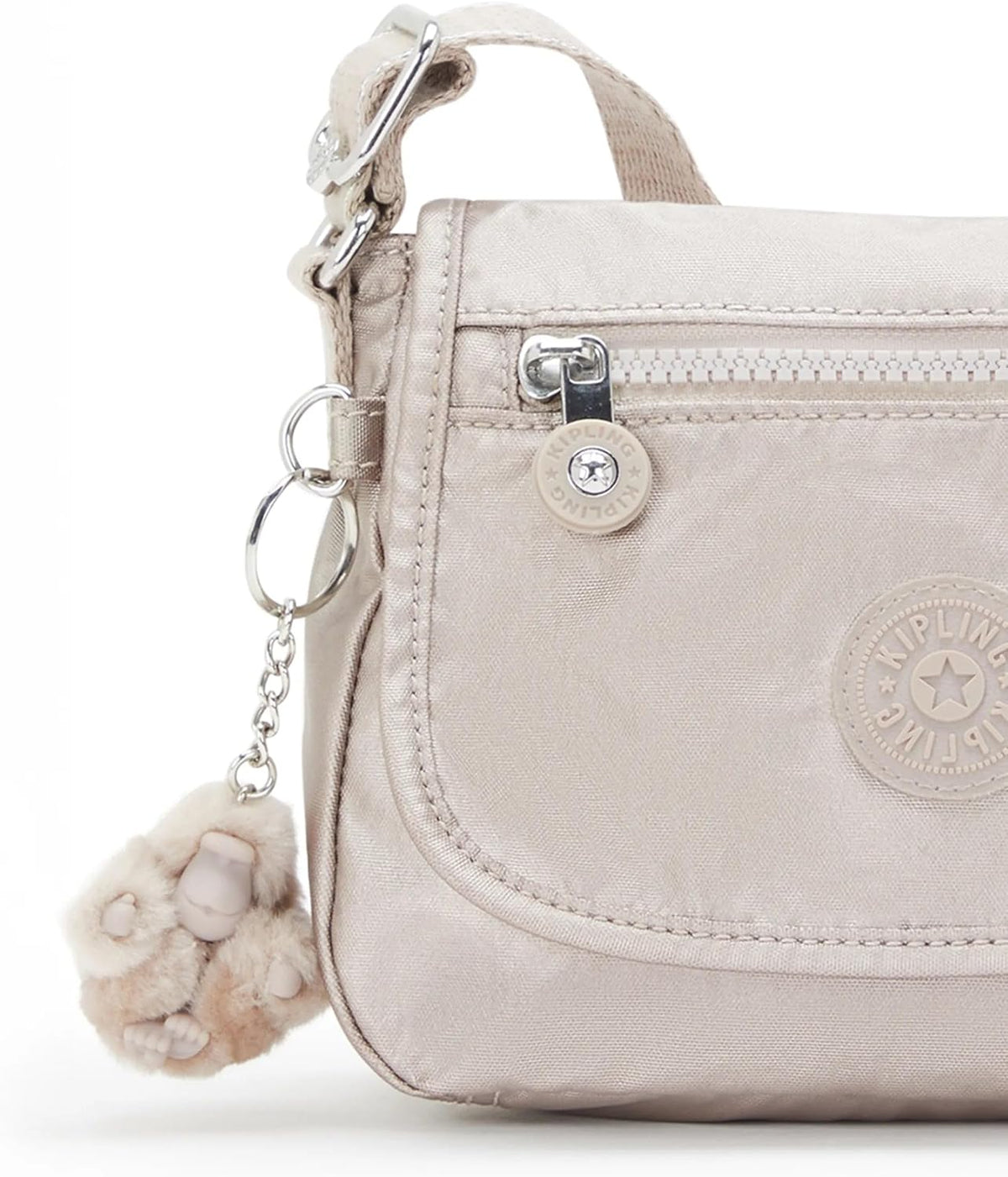 Kipling Sabian - Minibolsa bandolera estampada