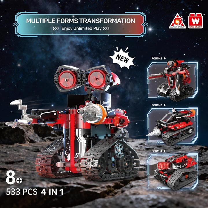 Kit de Construcción de Robots W WISE BLOCK Robótica STEM