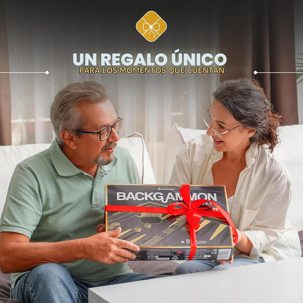 Juegos grandes de backgammon negro para adultos, juegos de mesa clásicos para 2 jugadores, adultos y niños, juego de backgammon premium de 15 pulgadas y 32 piezas de backgammon en funda de piel sintética de calidad