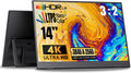 Monitor portátil 4K de 14", USB-C y HDMI para laptop y viajes