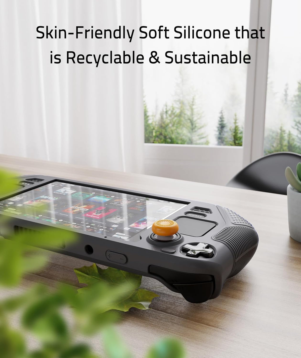 Syntech Funda protectora de silicona para Steam Deck OLED y LCD - Gris