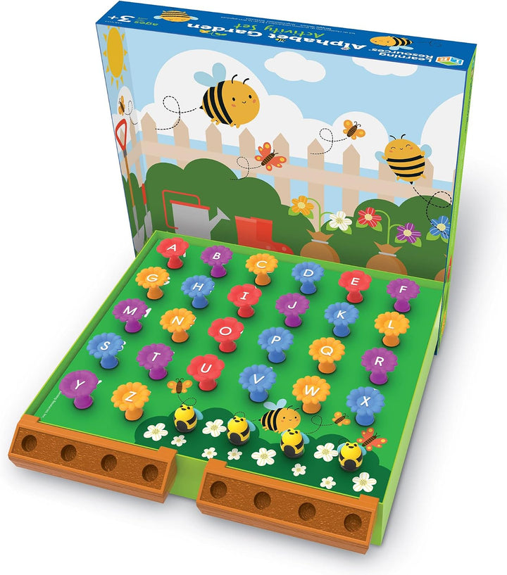 Learning Resources Juego de actividades de jardín del alfabeto, 45...