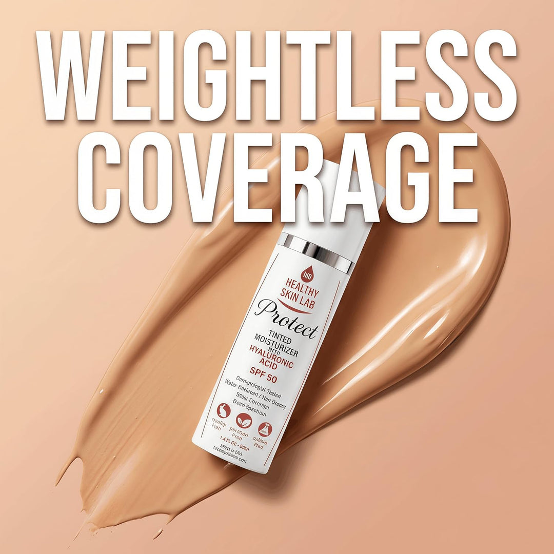 Healthy Skin Lab Protect - Hidratante tintado y protector solar min...