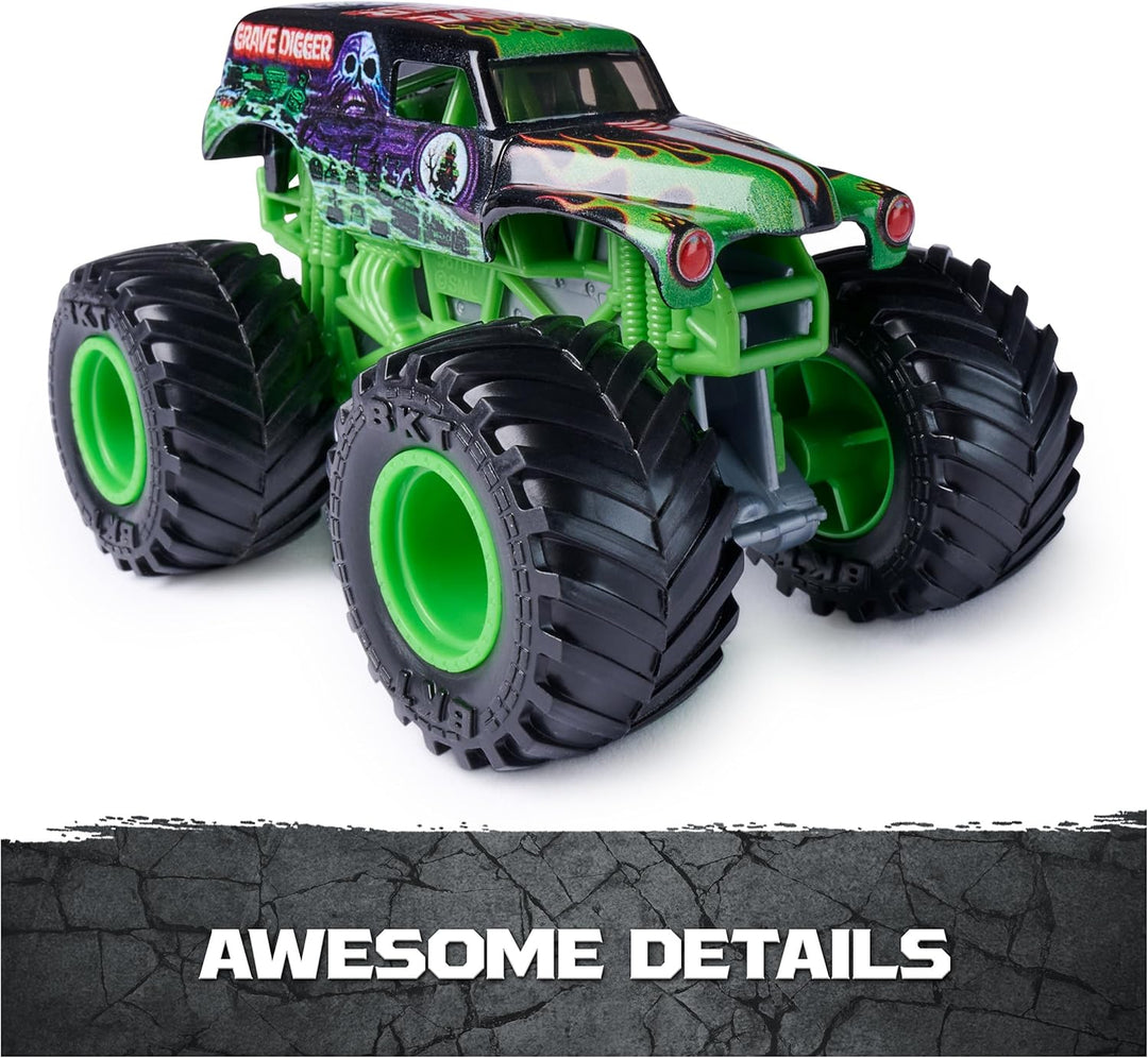 Monster Jam All Stars - Paquete de 4 camiones monstruo