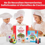 Baketivity Rainbow Bagel Kids Baking Kit con Pre-Measured Ingredients