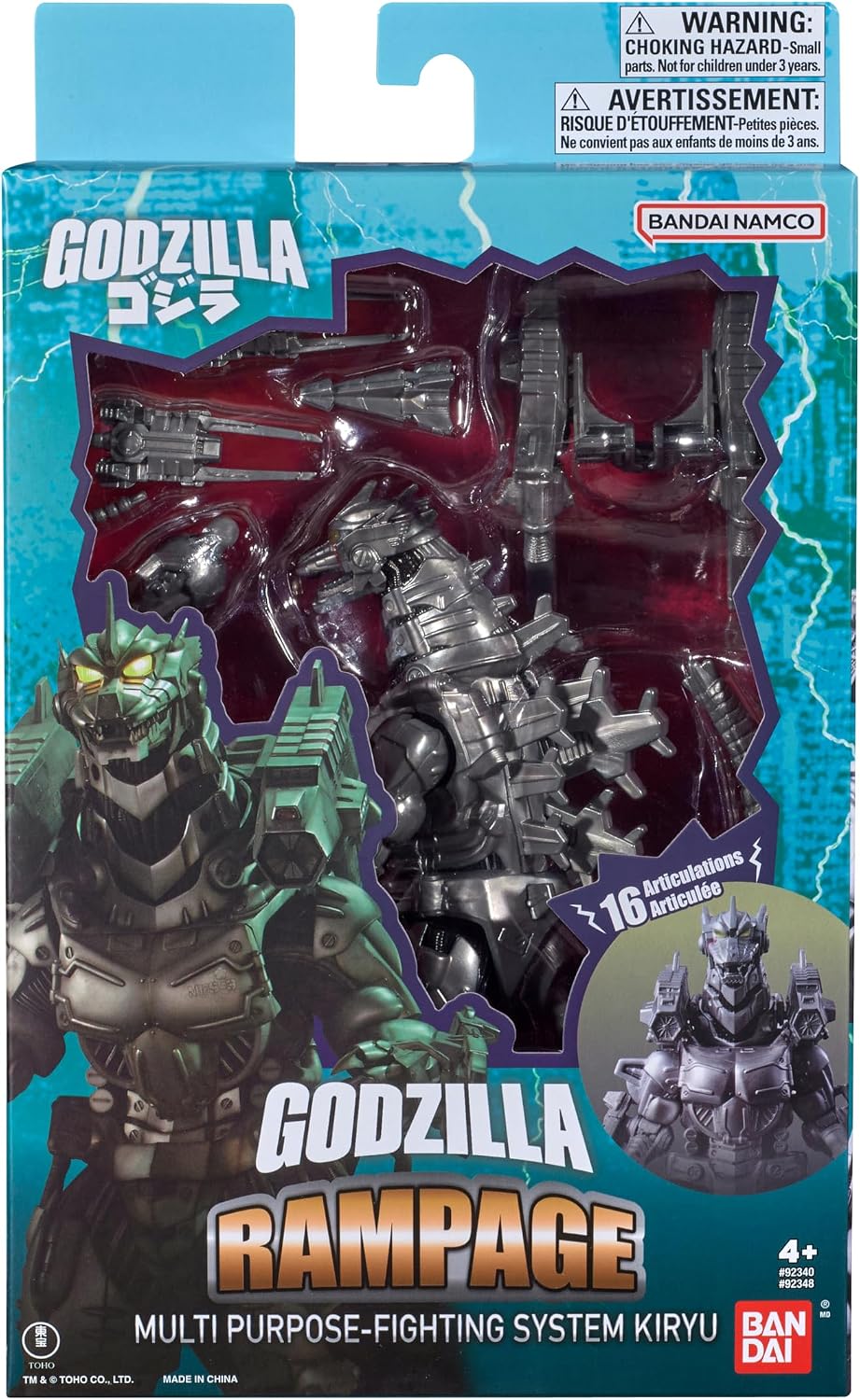 BANDAI Namco MechaGodzilla 2003 - Godzilla Rampage - Figura de acción de 6