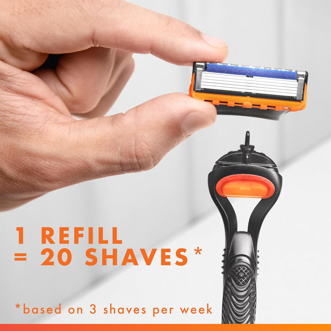 Gillette Fusion5 - Recambios de cuchilla de afeitar para hombre, Lu...
