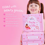 Miss Nella Caja de regalo brillante, juego de belleza para niños co...