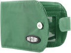 Big Skinny Billetera Taxicat plegable en dos para mujer, hasta 25 tarjetas