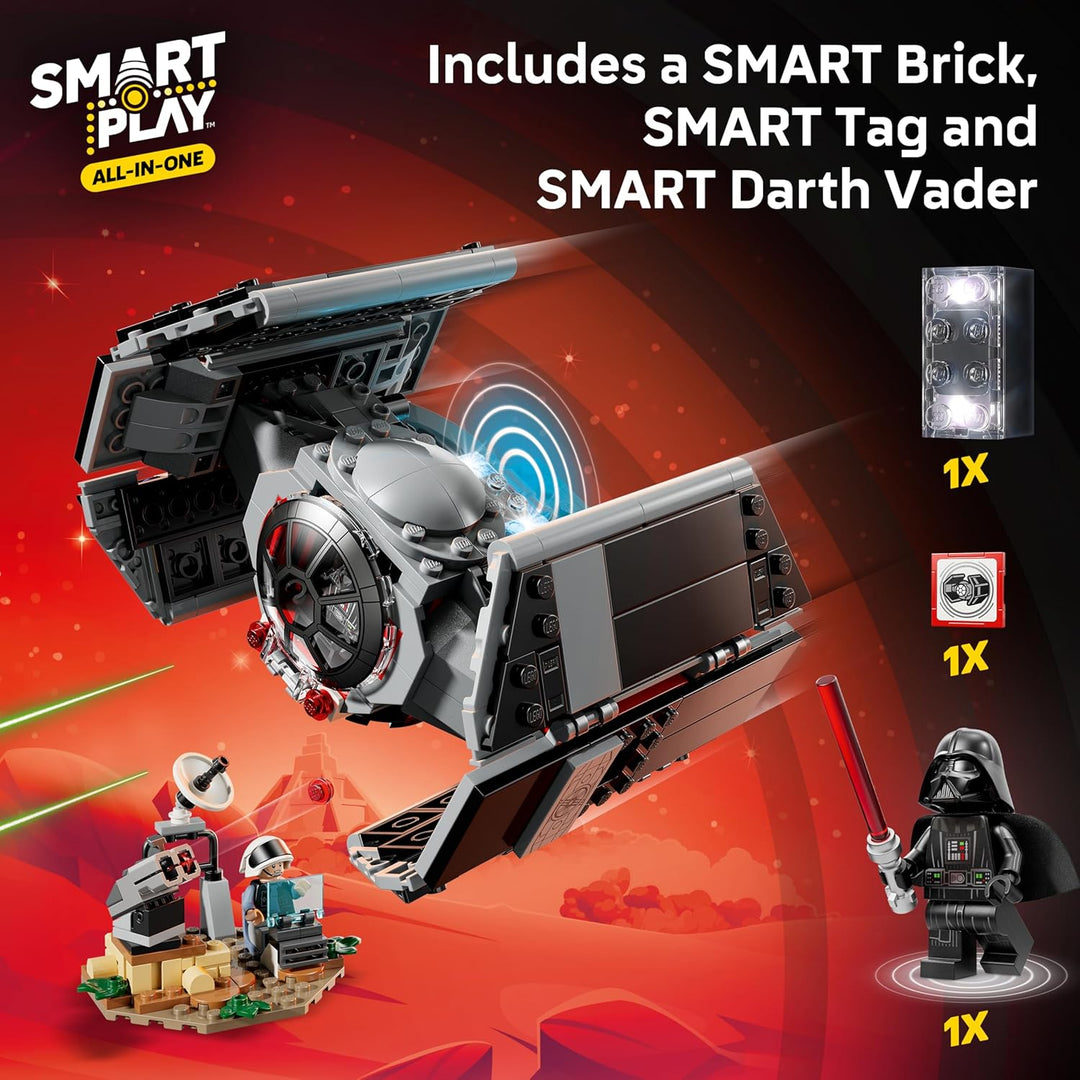 LEGO Star Wars SMART Play: Darth Vader TIE Fighter - Juguete intera...