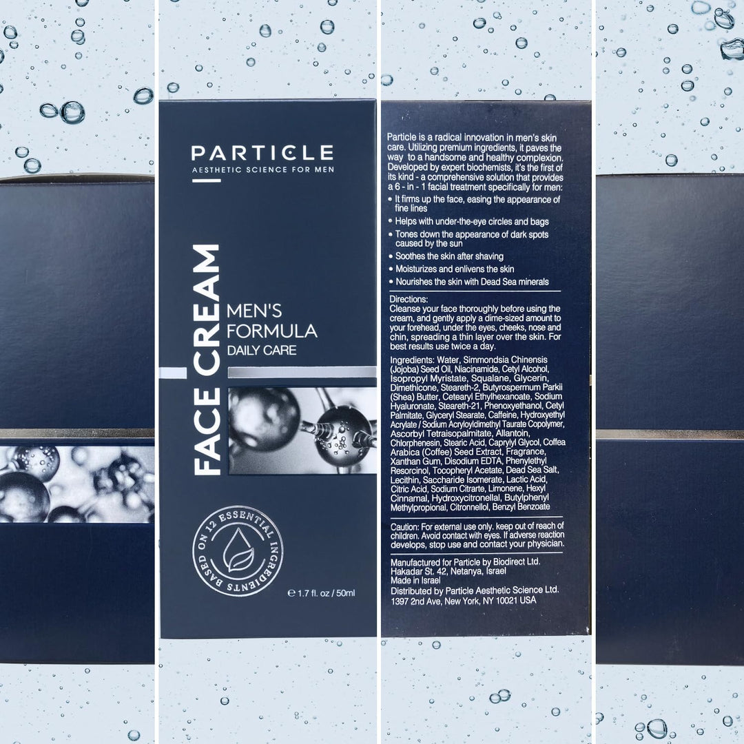 Particle Crema facial 6 en 1 para hombres, humectante hidratante di...