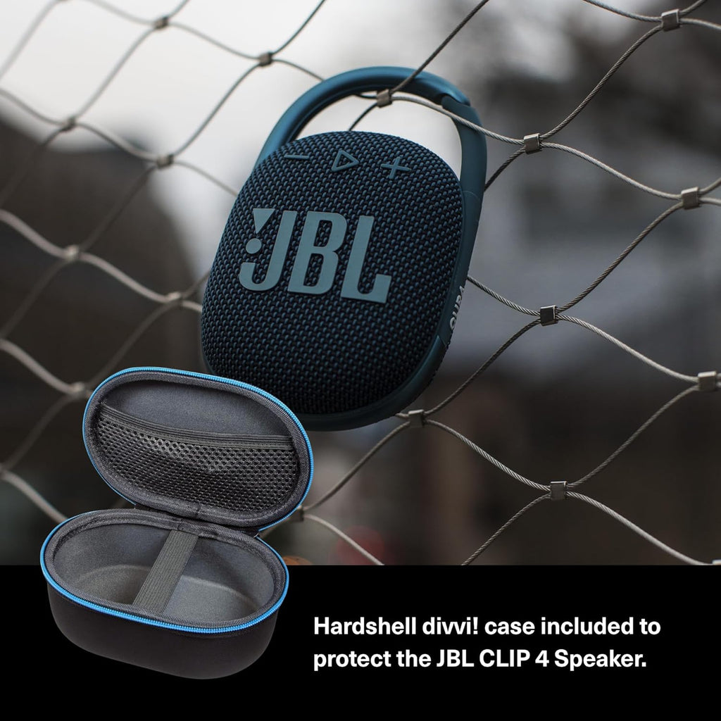 JBL Altavoz Bluetooth portátil Clip 4 (negro) + paquete con divvi!...