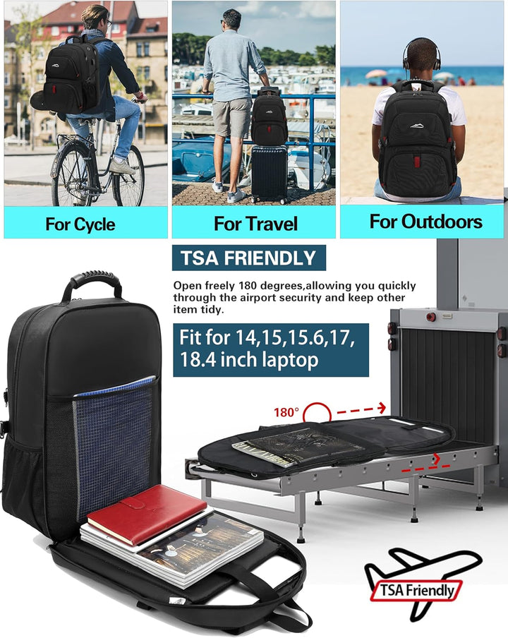 ProEtrade Mochila de viaje extra grande para laptop, escuela, negoc...
