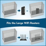 Fengind Cubierta grande para enrutador WiFi, aproximadamente el 90%...