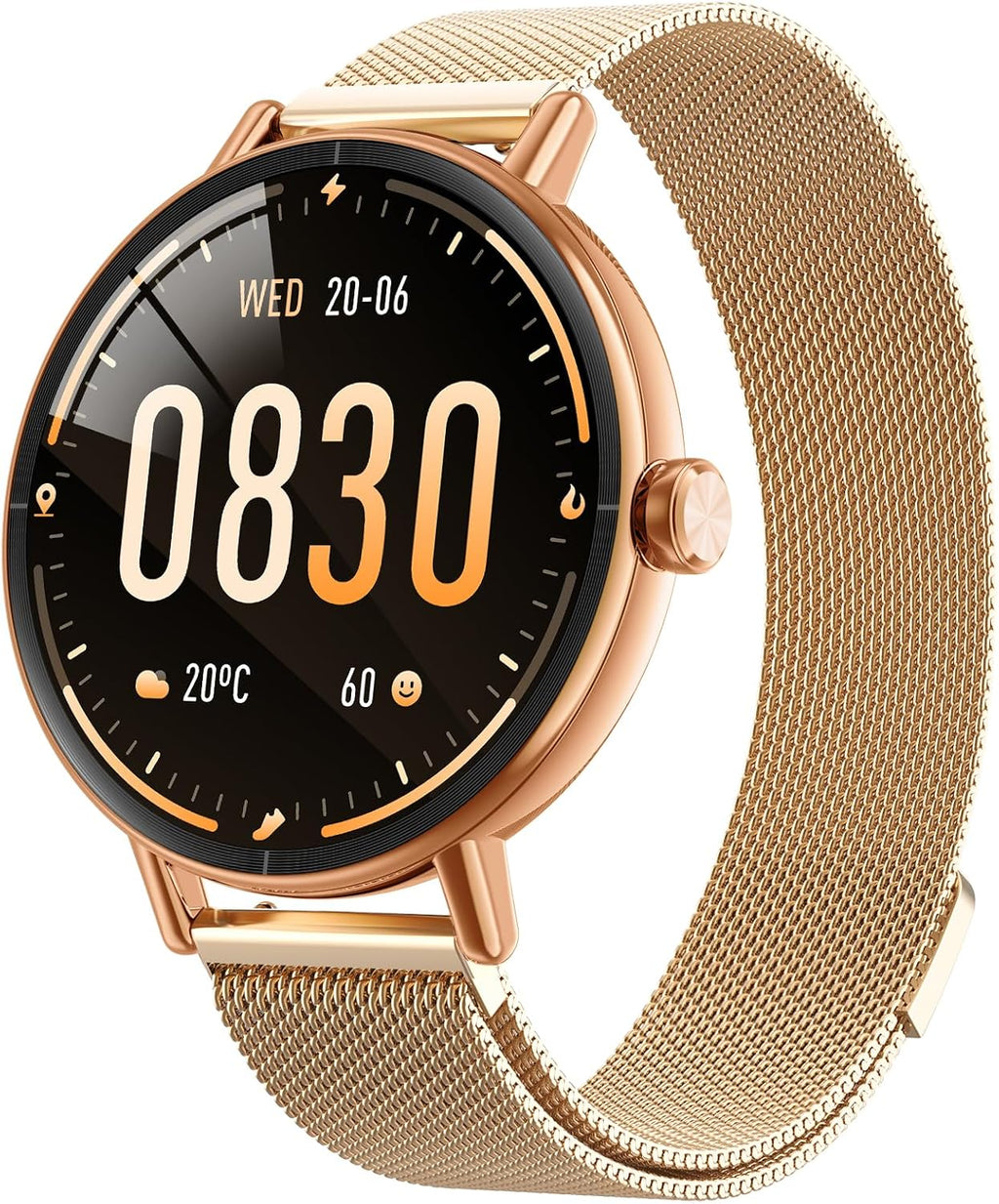 Yoever Reloj inteligente para hombres y mujeres, pantalla táctil de 1.57