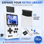 Consola de juegos portátil retro para adultos, pantalla IPS de 3 pulgadas