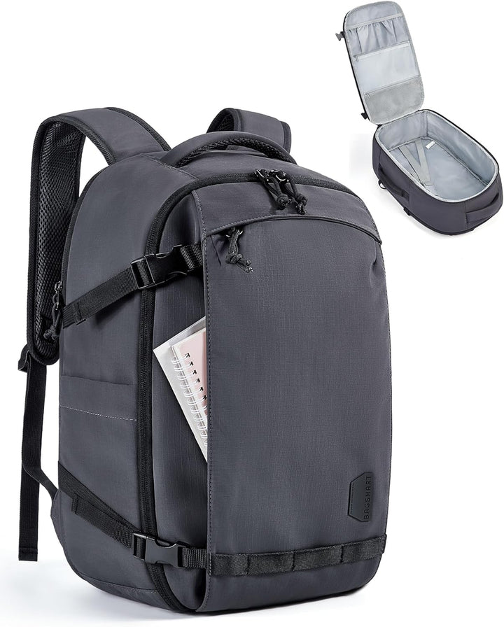 BAGSMART Mochila de viaje de mano, mochila de viaje grande de 17.3...