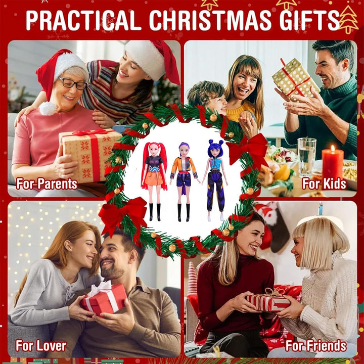 NOVMPAQ Muñeca de moda de 115 pulgadas para niños hecha