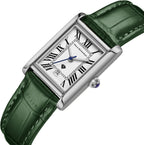 PIERRE RICHARDSON PR1092 Reloj para Mujer - Correa de Cuero, Movimiento de Cuarzo Japonés, Resistente al Agua 5ATM, Cristal de Zafiro Resistente a Arañazos